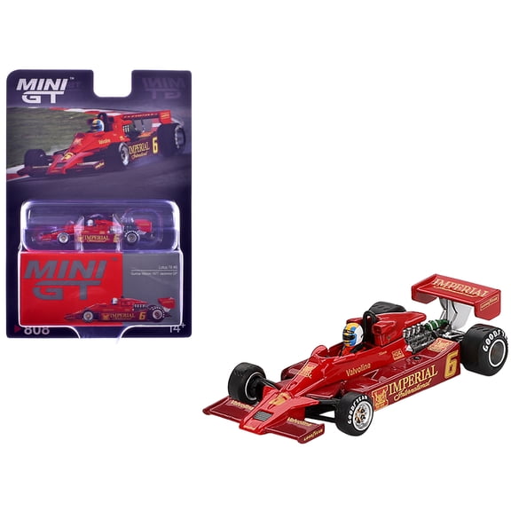 1/64 Diecast Model Car Lotus 78 #6 nar Nilsson "John Player Team Lotus" Formula One F1 "Japanese GP" (1977) Limited Edition by Mini GT