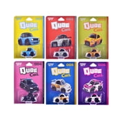 1/64 Diecast Model "QubeCarz" Series #1 Set of 6 pieces Cars by Mini GT