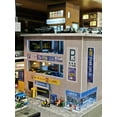 thumbnail image 1 of 1/64 Diorama Diecast Car Garage Model, LED Lighting Japanese Multi-Story Parking Lot Model Display Case, Building Model Garage, for Diecast Car Models Display, Cars Storage, Display Box, 1 of 17