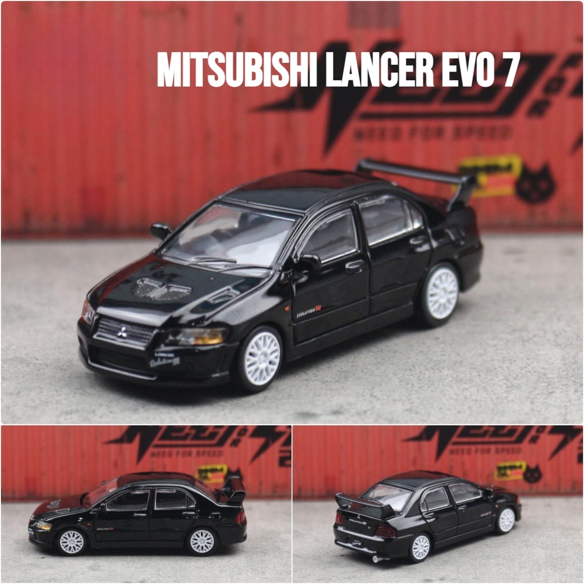 Rep Initial D Rims 1/64 Evolution EVO Family JDM Initial D Toy Car Model JKM 1:64 Free ...