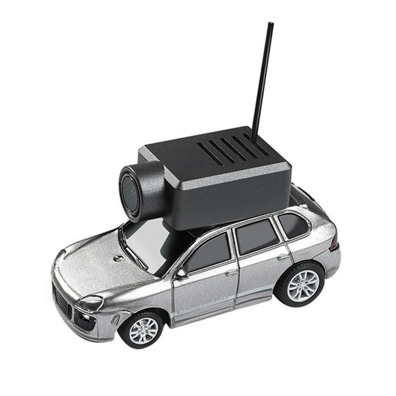 1/64 FPV Mini RC Car, APP Controlled WiFi Remote Control Car with 720P Camera, Fully Proportional Gyro, 3-Speed Modes & LED Lights, Smart RC Vehicle, RTR