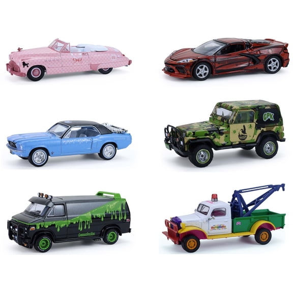 1:64 Garbage Pail Kids Series 8 - 6 Pack Die-Cast Car Assortment