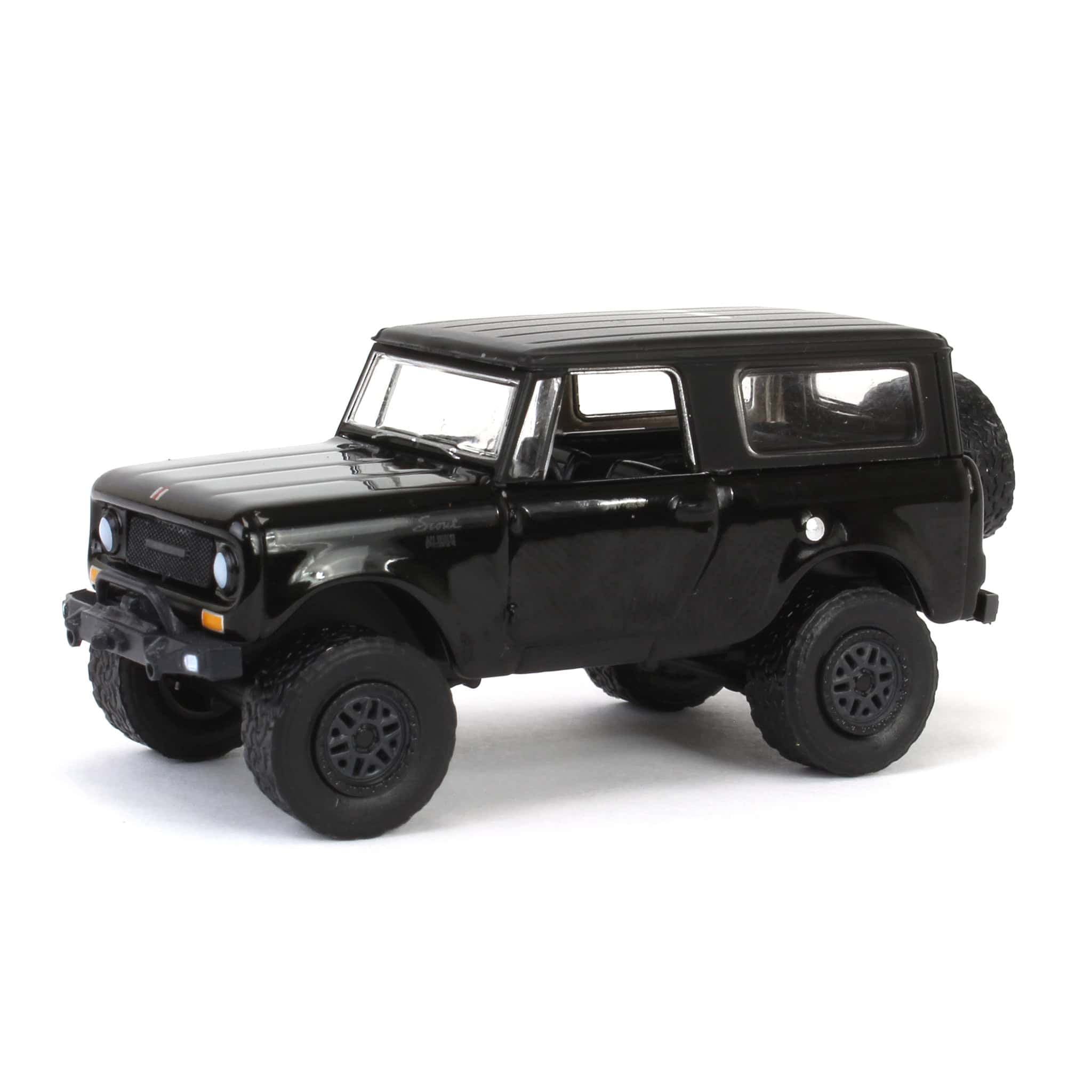 1/64 Greenlight 1969 Harvester Scout Lifted, Black Bandit Series 29 ...