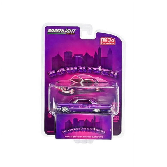 1:64 Greenlight MIJO Lowriders 1963 Chevy Impala ss PU