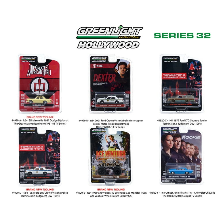 1 64 Hollywood Licensed Authentic Diecast Car Walmart