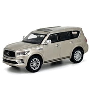 164 Infiniti QX80 2020 Diecast Model Car Collection Gift Toy Series Gold