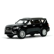 Paudi 164 Infiniti QX80 Black Diecast Model Car