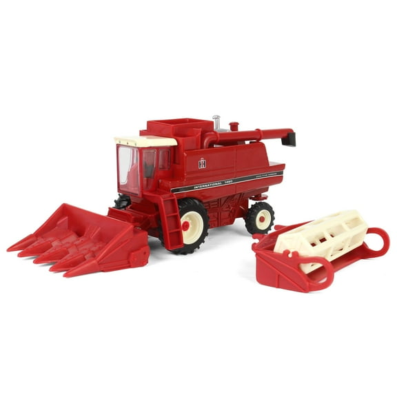 1/64 International 1460 Combine w/ Rear Wheel Assist, Corn & Grain Head 44460