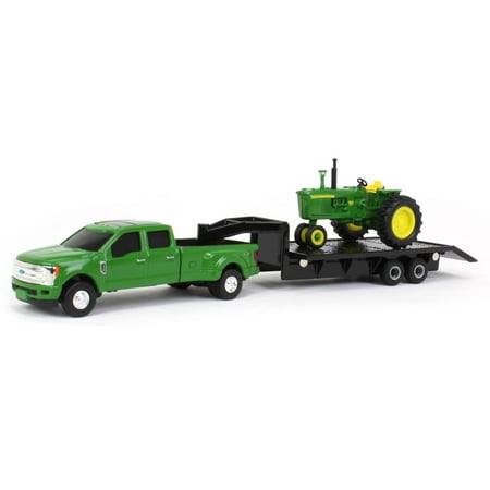 1/64 John Deere 4020 Tractor with Truck & Trailer Toy - LP81853