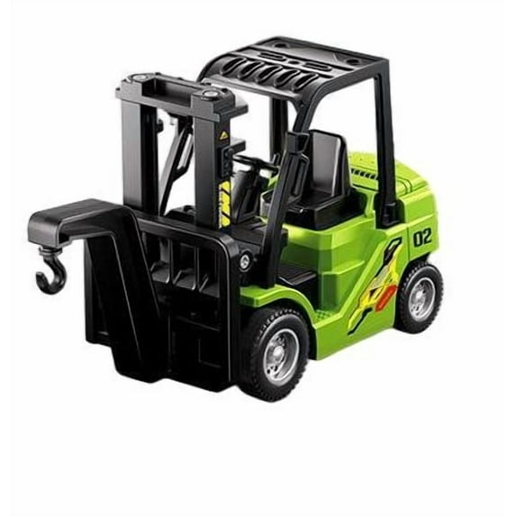 1/64 Mini Alloy Forklift Remote Control Toy, 2.4GHz RC Forklift with Pallet, 2-In-1 Remote-Controlled Forklift, Strong Power & Speed Adjustment, Compact RC Construction Vehicle Toy