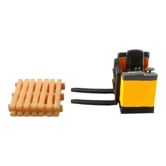 1/64 Mini Car Repair Shop Figure Table Scene Diorama Collection Gifts - Car 2 Yellow