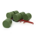 thumbnail image 1 of 1/64 Plastic Red Frame Round Bale Transport and 6 Hay Bales, 1 of 2