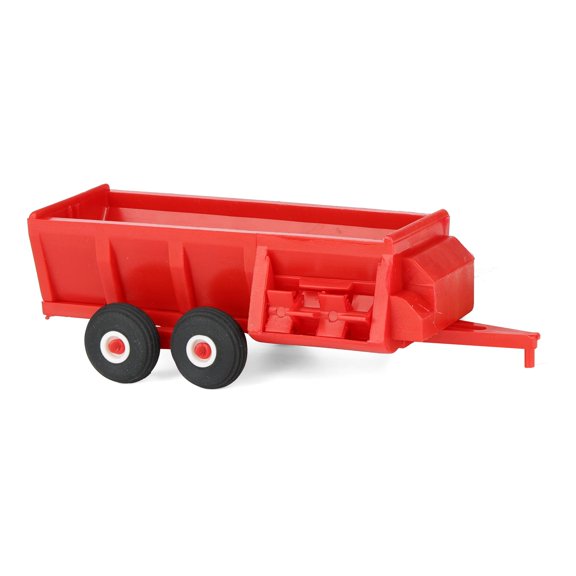 1/64 Plastic Red Manure Tandem Box Spreader Farm Implement by Standi Toys, ST361