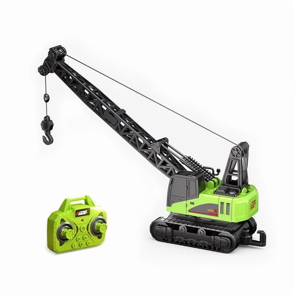 1/64 RC Crane Truck for Kids, Mini Construction Vehicle Toys with Sound & Hook for Adults Birthday Gifts