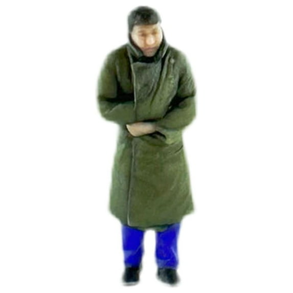 1/64 Resin Model Street Figure Scene Props Doll Figures for Micro Landscapes Walking