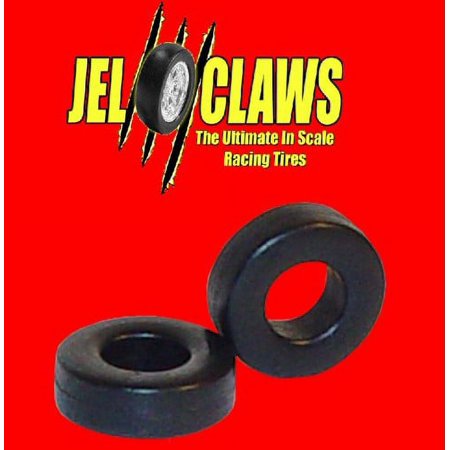 1/64 Rubber Racing Tires for Aurora Dune Buggy (front/rear) & Hot Rod (rear) (10)