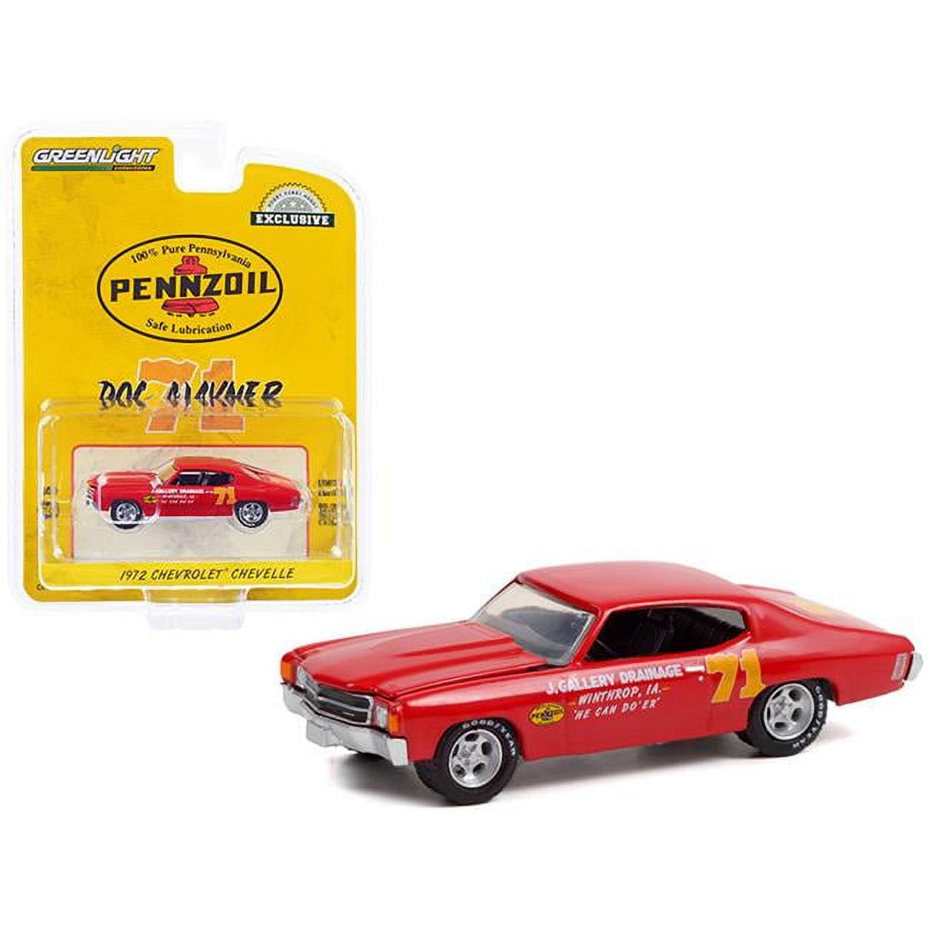 1-64 Scale 1972 Chevrolet Chevelle No 71 Doc Mayner Pennzoil J. Gallery ...