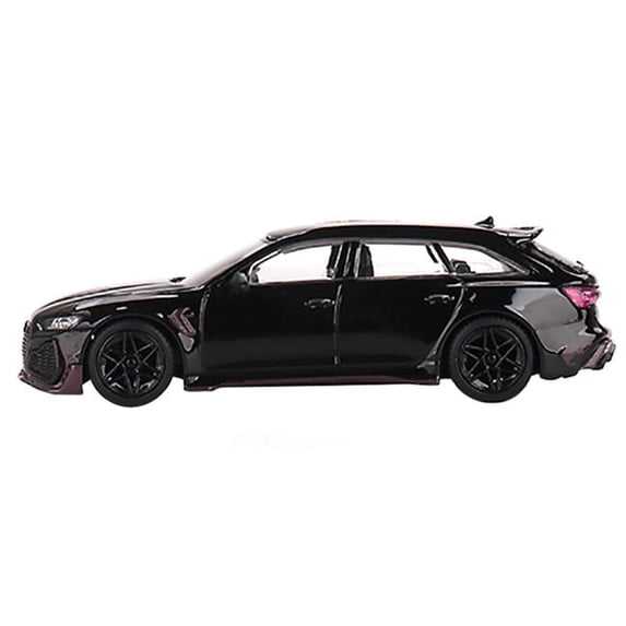 1-64 Scale Audi RS6 ABT Black Johann Abt Signature Edition Limited Edition to Worldwide Diecast Model Car - 2400 Piece