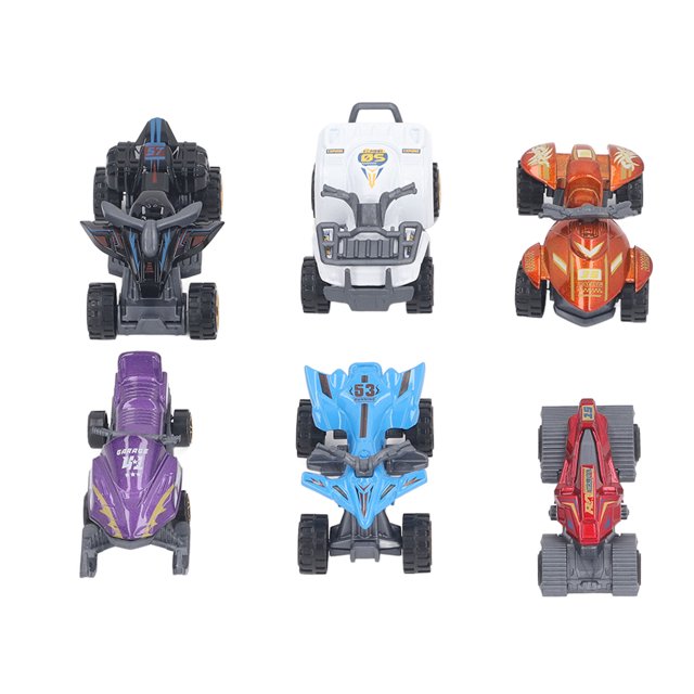 164 Scale Beach Motorcycle Model 6pcs Realistic Simulated Alloy