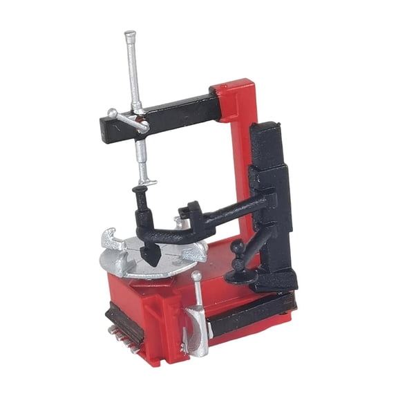 1:64 Scale Diorama Garage Repair Tool Tire Changer Resin Construction for Model Car Shop Display Enthusiasts
