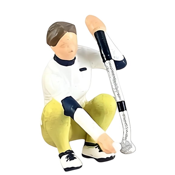 1:64 Scale Hand Painted Miniature Figures Realistic Golf Player Figure Model