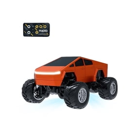 1/64 Scale Mini RC Car 2.4G Remote Control Racing Vehicle Alloy Body Desktop Off Road RC Truck With LED Lights Adjustable Speed Modes Portable Driving Model For Adults Hobbyists