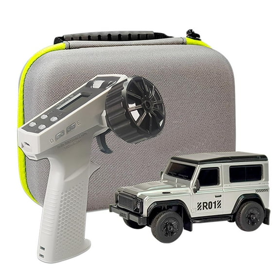 1/64 Scale Mini RC Crawler Truck, 2.4G Electric Climbing Car with LED Lights, RTR Hobby Grade Remote Control Vehicle for Adults and Enthusiasts