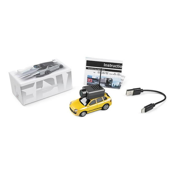 1:64 Scale Mini RC Drift Car with FPV Camera, LED Lights, APP Control ...