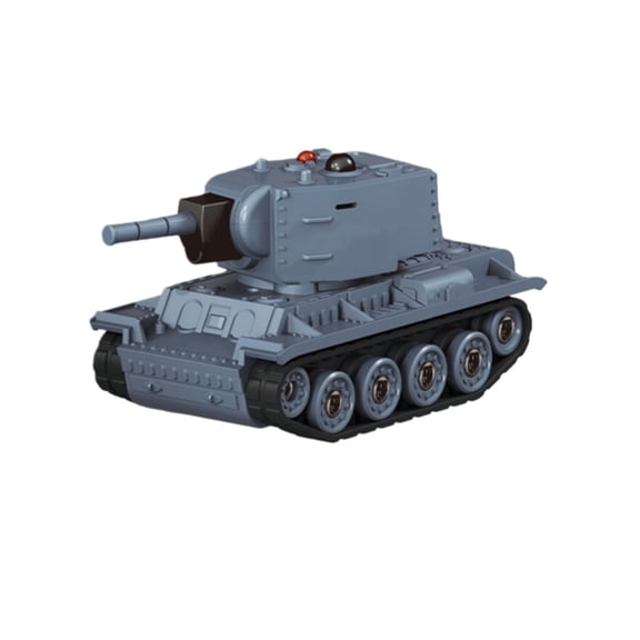 1/64 Scale Mini Remote Control Tank with Rotating Turret and for Adults and Teenagers Educational Toy
