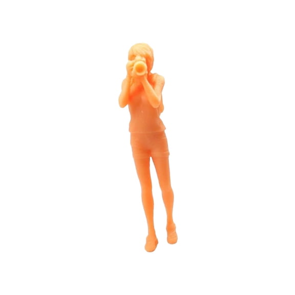 1/64 Scale Miniature Model Figures Unpainted Tiny People Mini People Model DIY Layout Scenery Accs 1/64 Scale Figures for Desktop Ornament Style B
