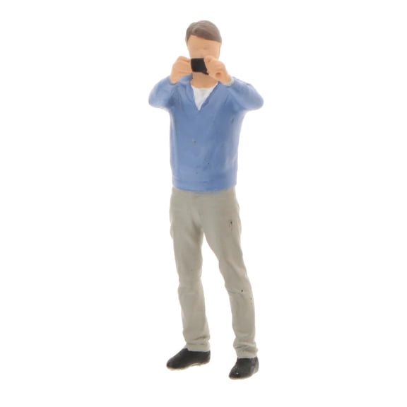 1/64 Scale Miniature Tiny Classic Men Figure Toys Diorama Scenery Building Accessory Decor -