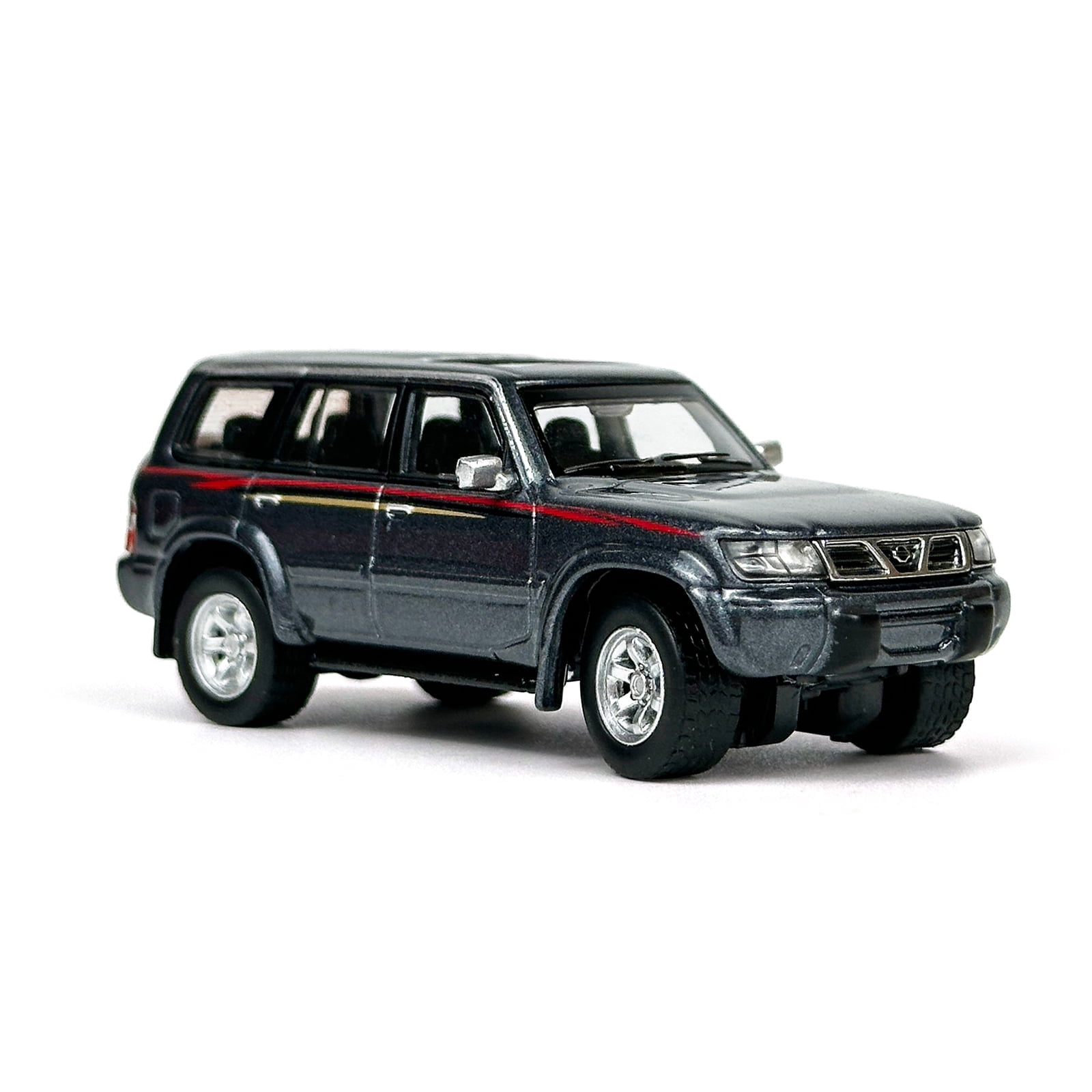 Paudi 1:64 Nissan Patrol Y61 Grey Diecast Model Car Toy Vehicle Collectible