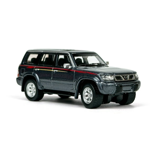 1:64 Scale Paudi Nissan Patrol Grey Diecast Model Car Miniature Toy Car Vehicle