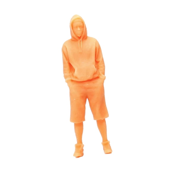 1/64 Unpainted Figures Model Resin for DIY Projects Fairy Garden DIY Scenery Style C