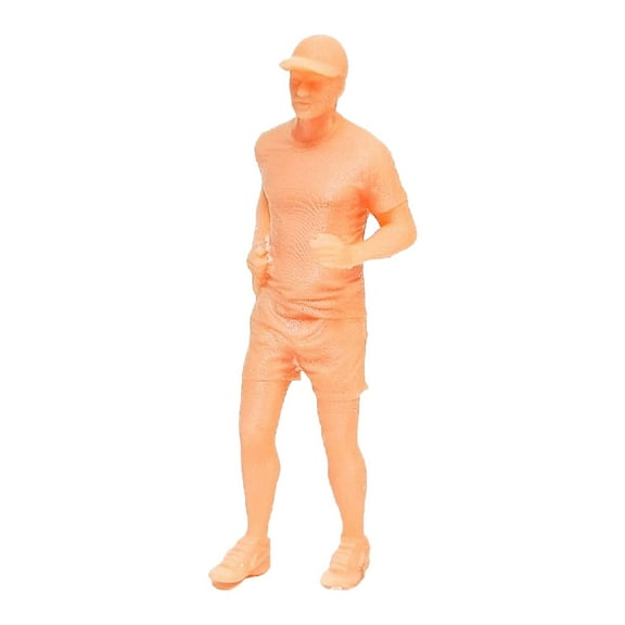 1/64 Unpainted Running Figure Micro Landscape S Gauge Resin Model Decoration Style A