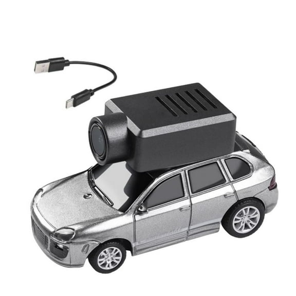 1/64 WL Mini RC Car with FPV Camera & LED Ambient Lights & Interactive Controls & 3 Speed Modes, Remote Control Car FPV RC Drift Cars For Adult, Controlled Via Mobile App, Grey