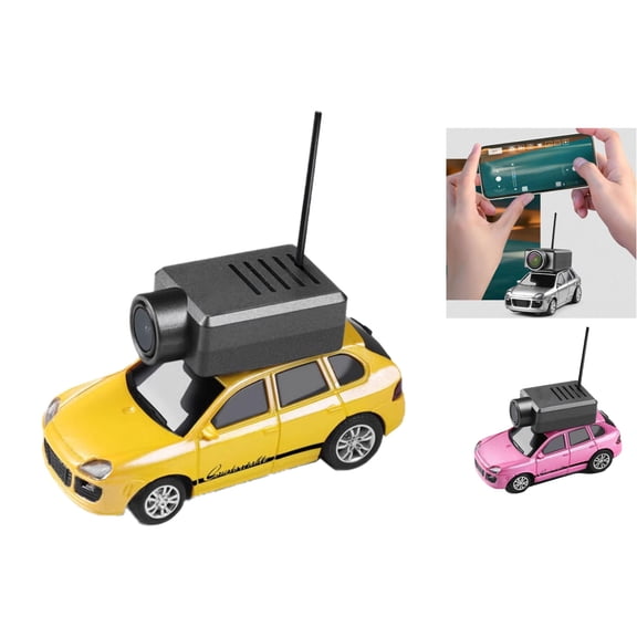 1/64 WL RC Car with FPV Camera LED Ambient Lights Interactive Controls 3 Modes Remote Control Car for FPV Drifting App Suitable for Indoor and Outdoor