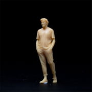 164 Walking Man Life Scene Miniature Photography Car 3D Printing -