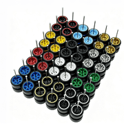 1/64 Wheels Mixed/Random Real Riders Wheels Rims Tires Set for 10 Cars 1/64 Scale 04
