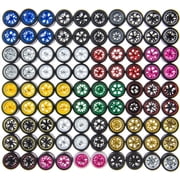 1/64 Wheels Mixed/Random Real Riders Wheels Rims Tires Set for 50 Cars 1/64 Scale