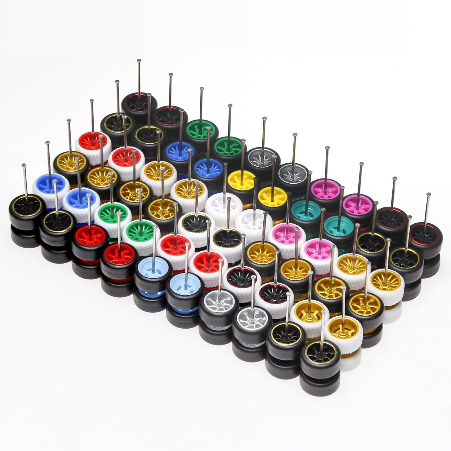 1/64 Wheels & Tires for 1/64 Scale cars-1/64-Wheels-and-Tires Mixed ...