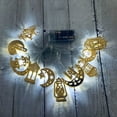 1.65m Muslim Ramadan String Lights Moon Shape LED String Lights For Eid