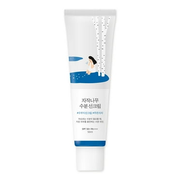 1.69oz, Round Lab Birch Juice Moisturizing Sunscreen, Sunblock SPF50+ PA++++, 50 ml