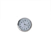 1.6Inch Mini Luminous Analog Dashboard Clock, Quartz Stick-On Car Vent Mounted Timepiece Watch for Motorcycle Bike, Pocket Battery Powered Small Decorative Clock Travel