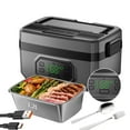 thumbnail image 1 of 1.6L Electric Lunch Box - Self Heating, Battery Powered (21000mAh) for Adults at Work or Travel, 1 of 9