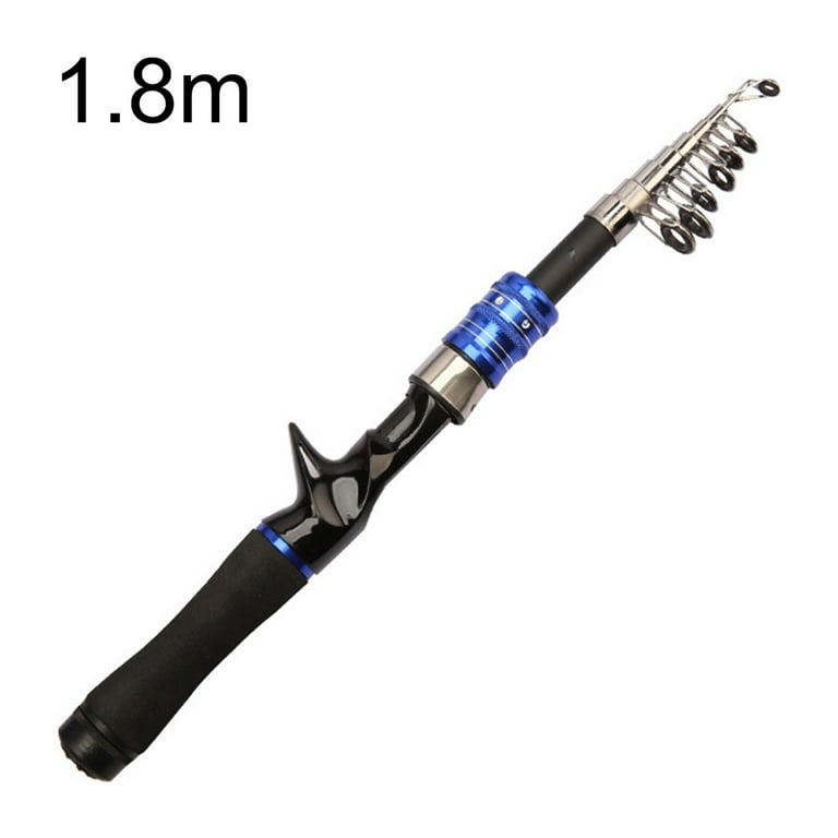 1.6M-2.1M carbon fiber telescopic fishing rod short section sea