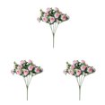 thumbnail image 1 of 1-6PC 12 Inch Artificial Mini Rose Bouquet Bridal Flower Fake Silk Rose Bulk for Valentine's Day Wedding Bridal Shower Home Office Garden Decoration, 1 of 5
