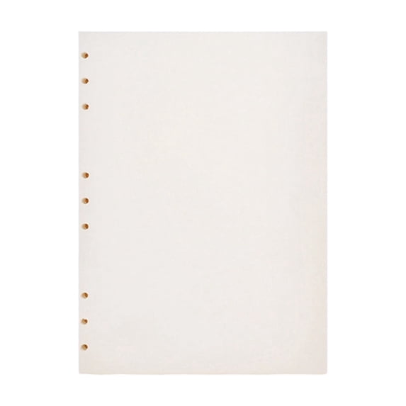 1-6PC B5 Refill Paper for 9 Ring Binder Journal Notebook 45 Sheets Squared Loose Leaf Punched Paper Blank Line Dot Grid Option for Personal Organizer Diary Refillable Planner