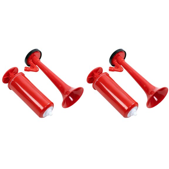 1-6PC Handheld Air Horn Hand Push Pump Party Noisemaker Football Air Horn for Graduation Boats Camping Xmas Holiday Celebration Favors Cheerleading Fans