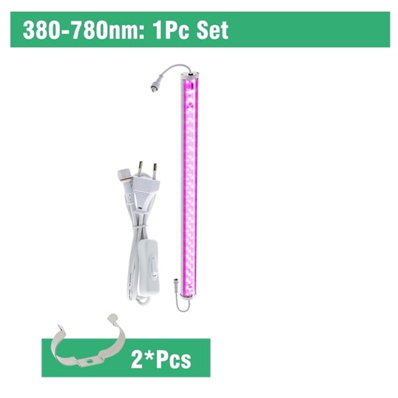 1-6PCS Full Spectrum LED Grow Light Tubes, 220V IP65 Waterproof Plant Lights For Seedlings, Greenhouse, Indoor Gardens, 4000K Sunlike Spectrum​,130